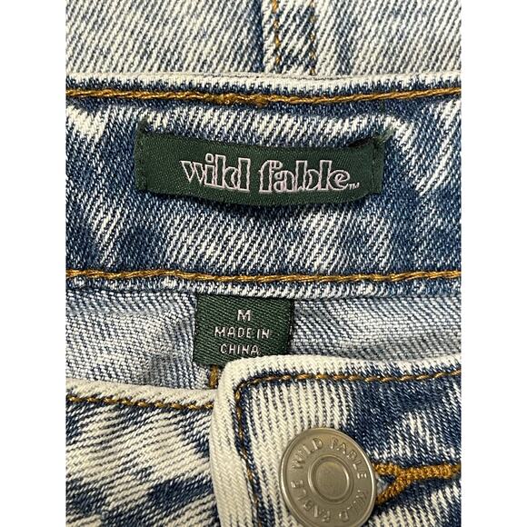 Wild Fable high-waisted denim skirt sz M cargo street style utility Y2K inspired - Picture 3 of 3